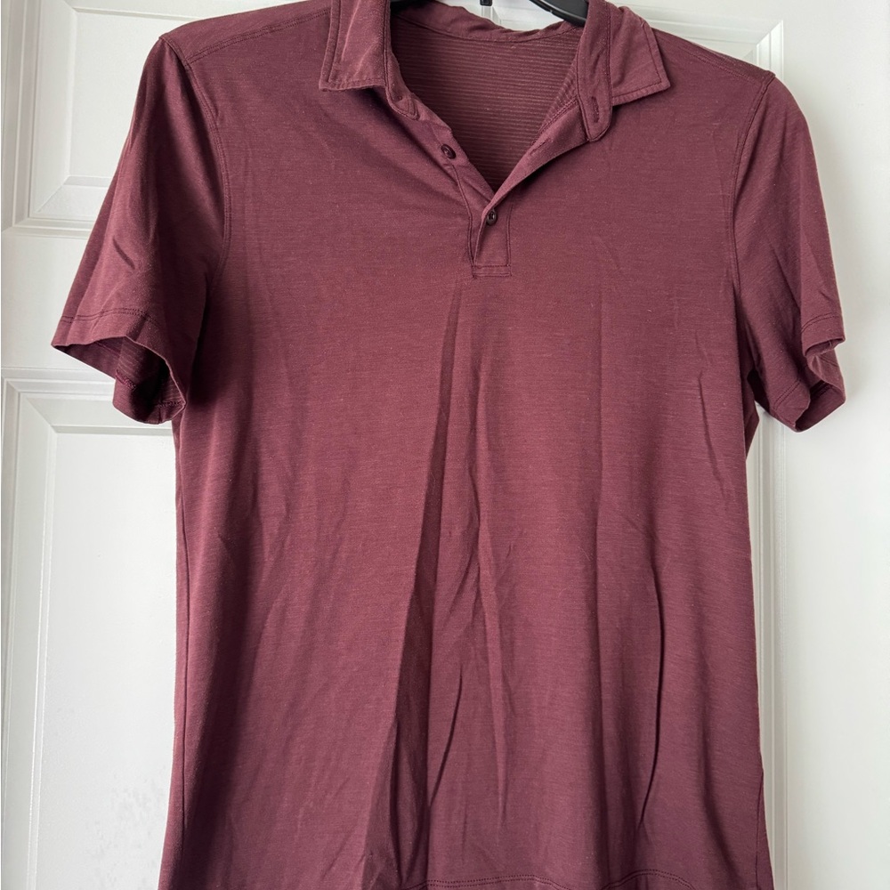 lululemon athletica Maroon Polo Shirt